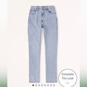 Abercrombie & Fitch Ultra High Rise Slim Straight Jeans